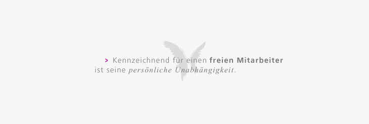 Spruch Freelancer